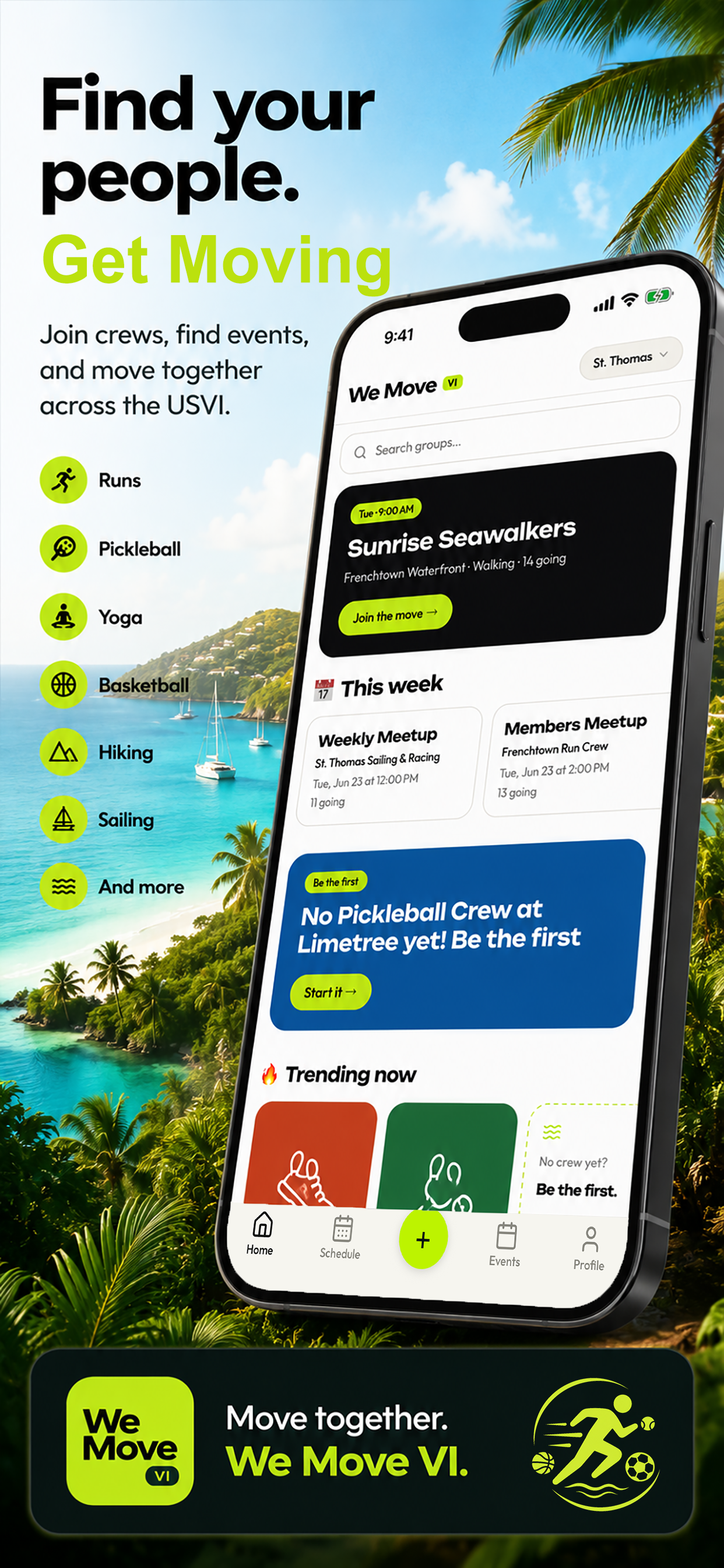 We Move VI — find your people, get moving across the U.S. Virgin Islands